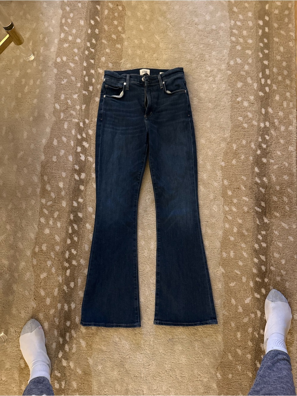 Citizens Of Humanity Dark Blue Flare Jeans